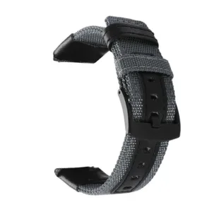 Pez Quick Release, Dual Color - Nylon Watch Strap (Grey)
