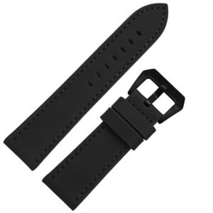 POLO Plain Design Genuine Leather Watch Strap