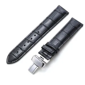 TOTTES02 COMPATIBLE FOR TISSOT COUTURIER 1853 & OTHER MODELS WATCHES Genuine Leather Watch Strap With Lock