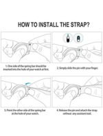 Watch Strap 22mm compatible with Mustard Rock Smartwatch - Image 5
