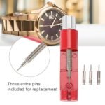 Watch Link Removal Tool Watch Strap Tool Professional Adjuster Remover Repair Tool Kit All-metal Strap Link Remover Tool With 3 Size Pins. - Image 2