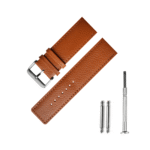 HIPPO PLAIN DESIGN Genuine Leather Watch Strap