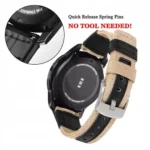 Pez Quick Release, Dual Color - Nylon Watch Strap (Cream) - Image 4