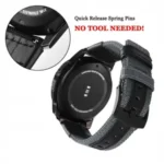 Pez Quick Release, Dual Color - Nylon Watch Strap (Grey) - Image 3
