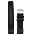 Pez Quick Release, Dual Color - Nylon Watch Strap (Black) - Image 2