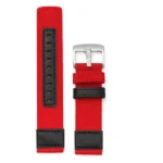 Pez Quick Release, Dual Color - Nylon Watch Strap (Red) - Image 2