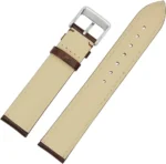 Leopardo V-Tip Design Leather Watch Strap (Brown) - Image 2