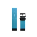 Camello Plain Design Genuine Leather Watch Strap (Black) - Image 3