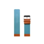 Camello Plain Design Genuine Leather Watch Strap (Tan) - Image 3