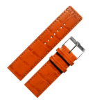 TATTO01C Croco Design, Compatible With ''TITAN EDGE'' Genuine Leather Watch Strap