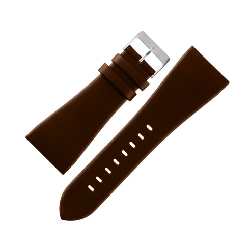 3_POLICE-BROWN-FRONT.webp POCE Compatible For "Police" Watches Genuine Leather Watch Strap (32mm)(Brown) - Image 1