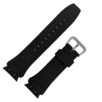 [FASTA01] COMPATIBLE WITH ''FASTRACK 9332'' 26 mm Resin Watch Strap  (Black)