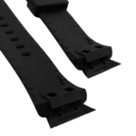[FASTA01] COMPATIBLE WITH ''FASTRACK 9332'' 26 mm Resin Watch Strap  (Black) - Image 3
