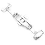Butterfly Lock Replacement for Watch Strap Silver Colour - Image 3