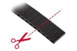 Black Rubber Strap for Rolex Submariner, GMT, Daytona – 20mm - Image 4