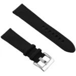 MOBO Compatible with "Mont Blanc Watches'' 22 mm Genuine Leather Watch Strap (Black)
