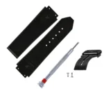 Hublo for Hublot Watches 25mm Genuine Leather Watch Strap (Black)