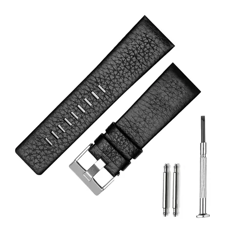 with-tool.webp Dezire2 for Diesel Watches Genuine Leather Watch Strap (Black) - Image 1